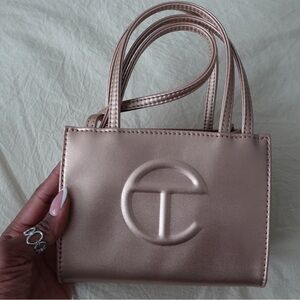 Telfar Women's Gold Handbag